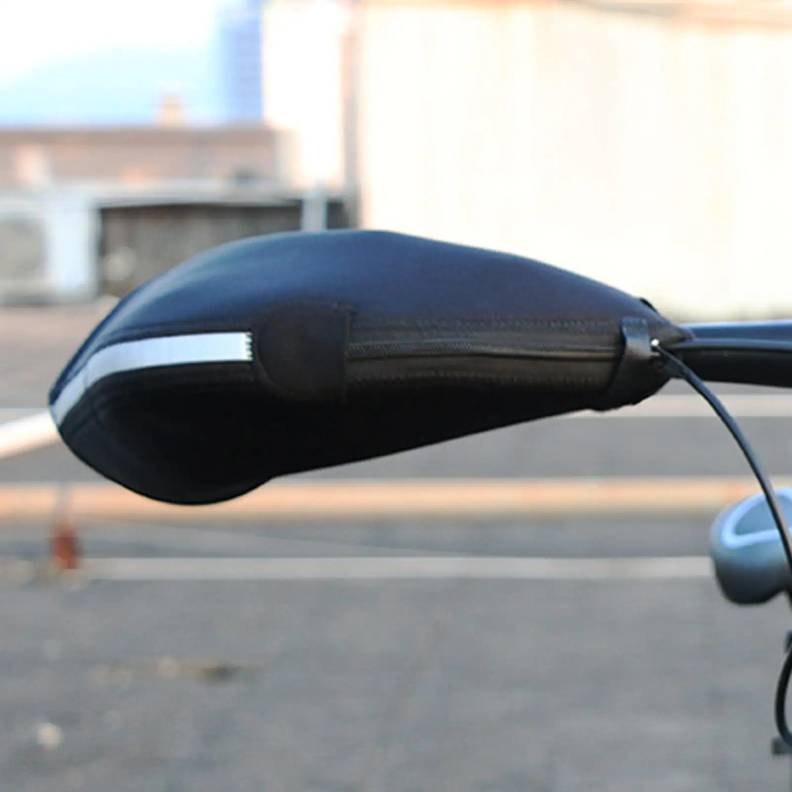 

Bike Handlebar Mittens Windproof Warm Breathable Mountain Biking Handlebar Mitts For Adventure Racing Touring Long-Distance