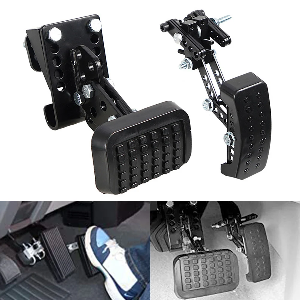 2Pcs Gas And Brake Pedal Extenders For Short Drivers People Non Slip For Car Kart Car Accessories Brake Pedal Extender