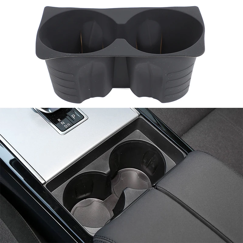 

For Land Rover Range Rover Velar 2024-2026 Silicone Center Console Water Cup Holder Drink Holder Anti-slip Mat Accessories