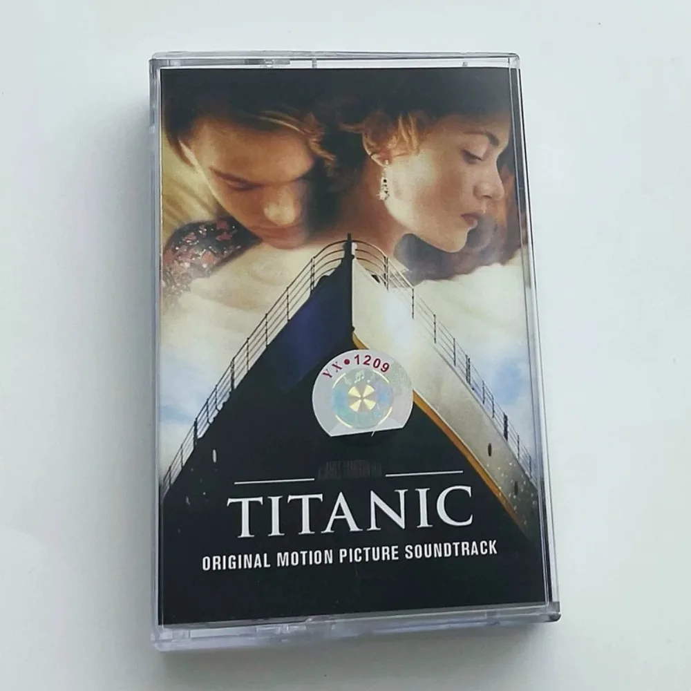 

Кассетная лента для саундтрека из фильма «Титаник» — классические ностальгические английские песни, культовые мелодии «Мое сердце будут идти» для фанатов