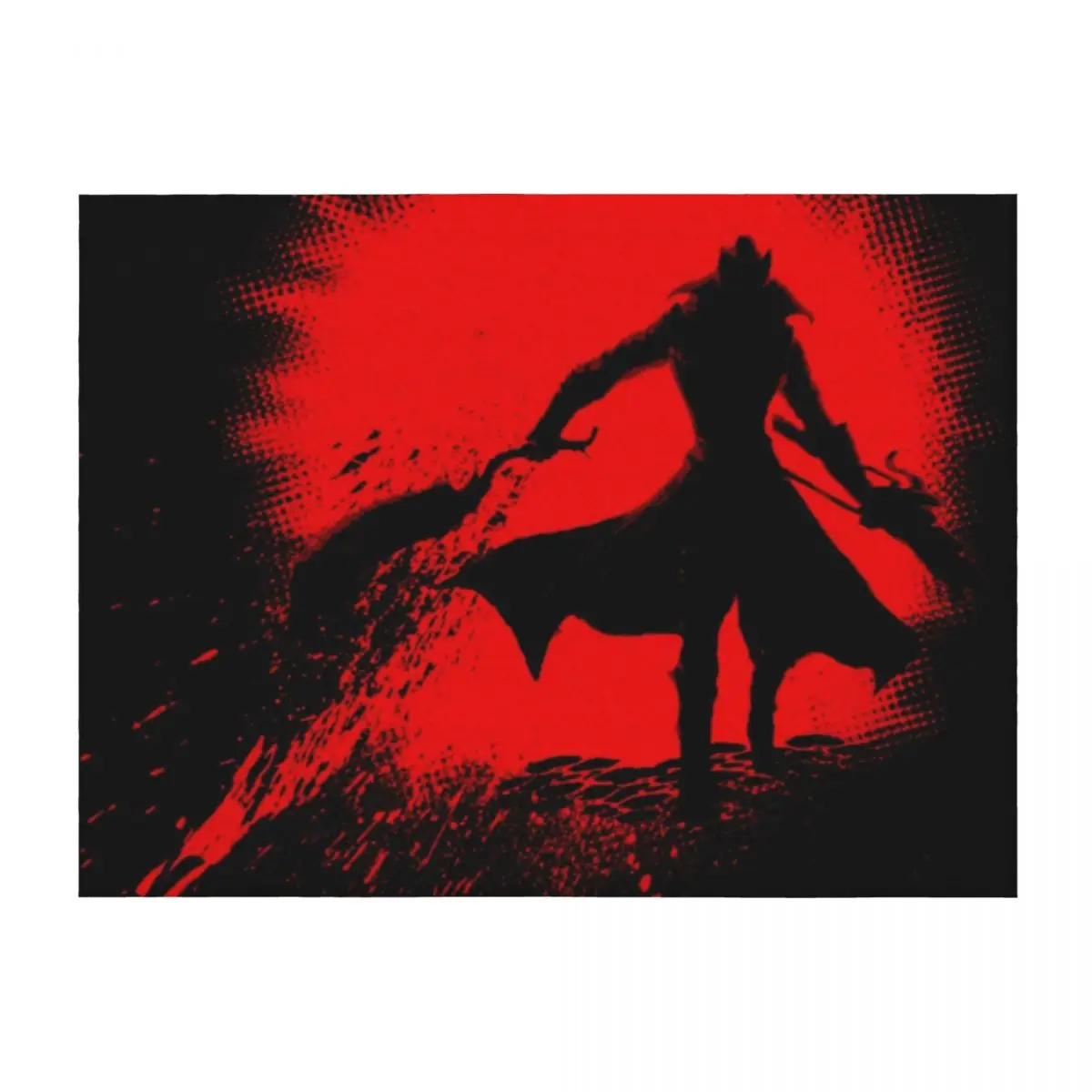 

Born from blood Throw Blanket Quilt Flannels Camping cosplay anime Blankets