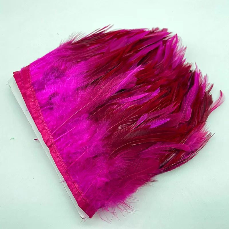 1M 10-15cm Christmas Pheasant Feathers Trim Handmade DIY Party Plume Crafts Feathers Ribbon Wedding Sewing Clothes Decoration