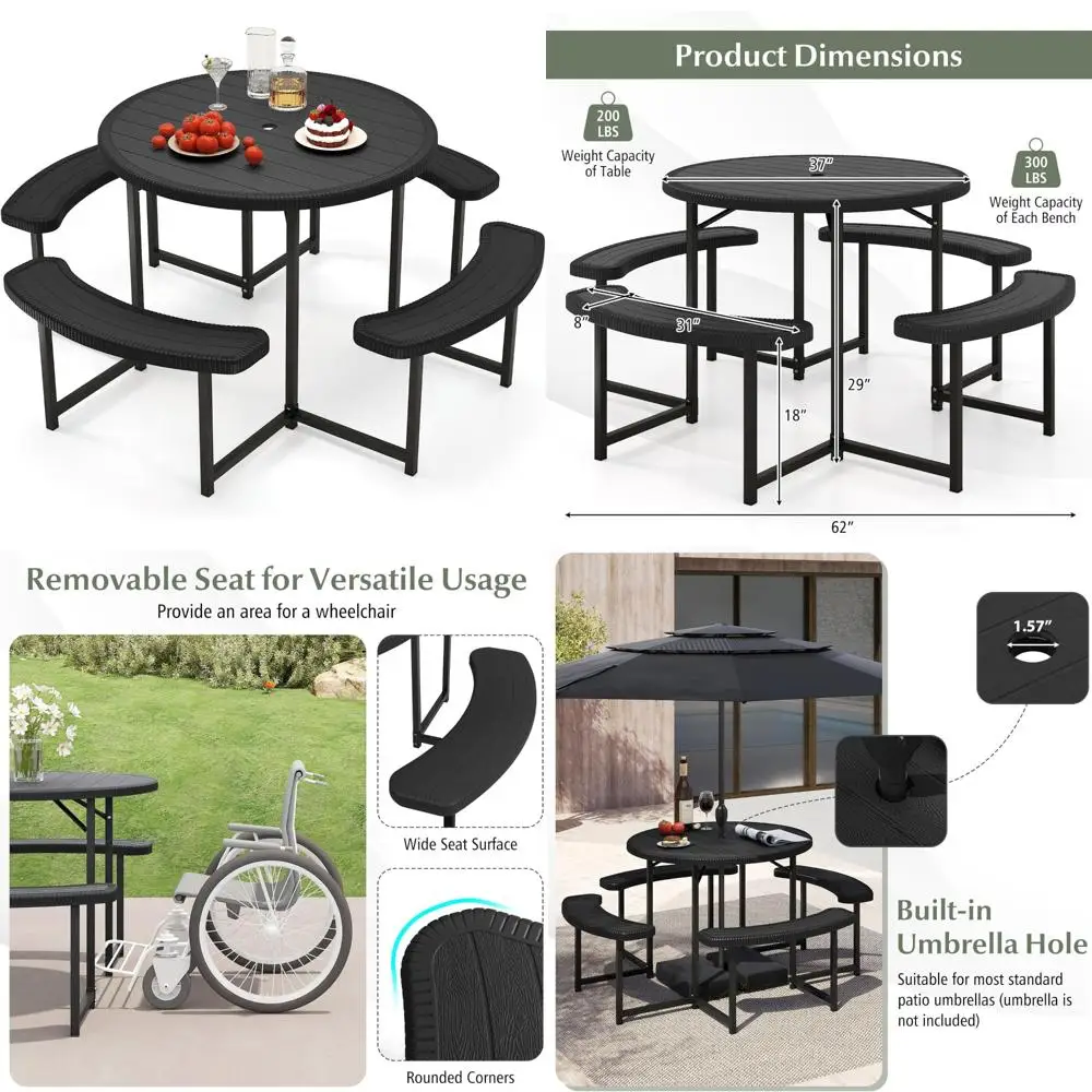 Round Outdoor Dinin… - image