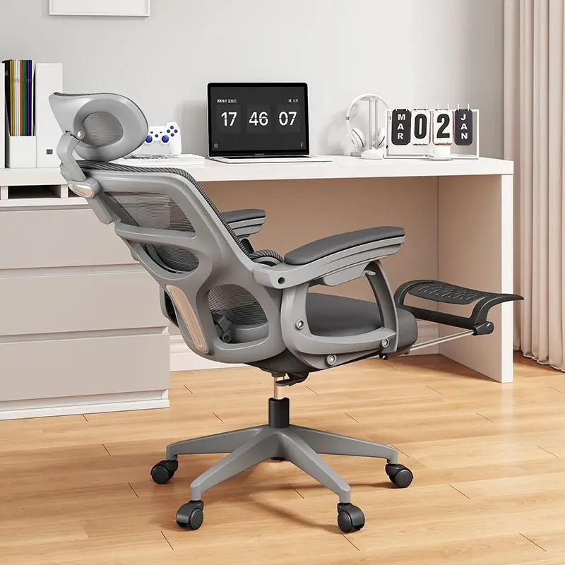 

High Office Chair Game Wheel Designer Adjustable Swivel Headrest Handle Mesh Home Chairs Comfortable Cadeiras Study Furniture