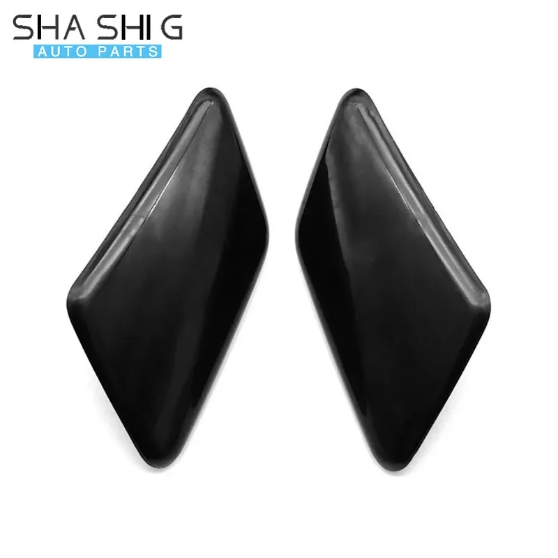 

39876478 1Pair Car Accessories Left Right Front Bumper Headlight Washer Nozzle Cover Unpainted For Volvo C30 2007-2008 39876479