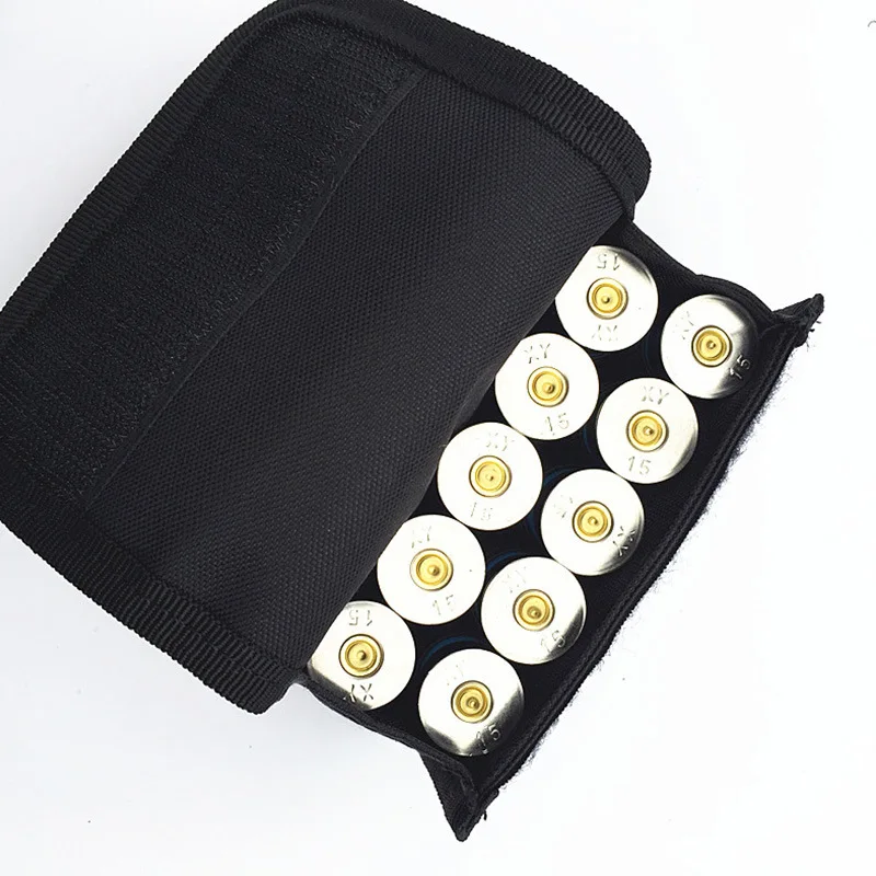 Tactical 10-Round Shotgun Shell Holder, Suitable for 12 Gauge/20G Magazine Pouch, Round Cartridge Holder Gun Accessories view 6
