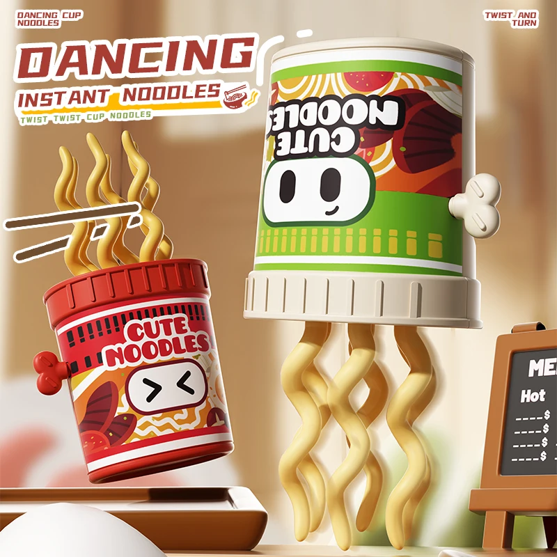 Baby Dancing Toys Dancing Instant Noodles Corn Cup Noodle Clockwork Toys Dancer Moving Crawling Kids  Educational Toy Kids Gifts