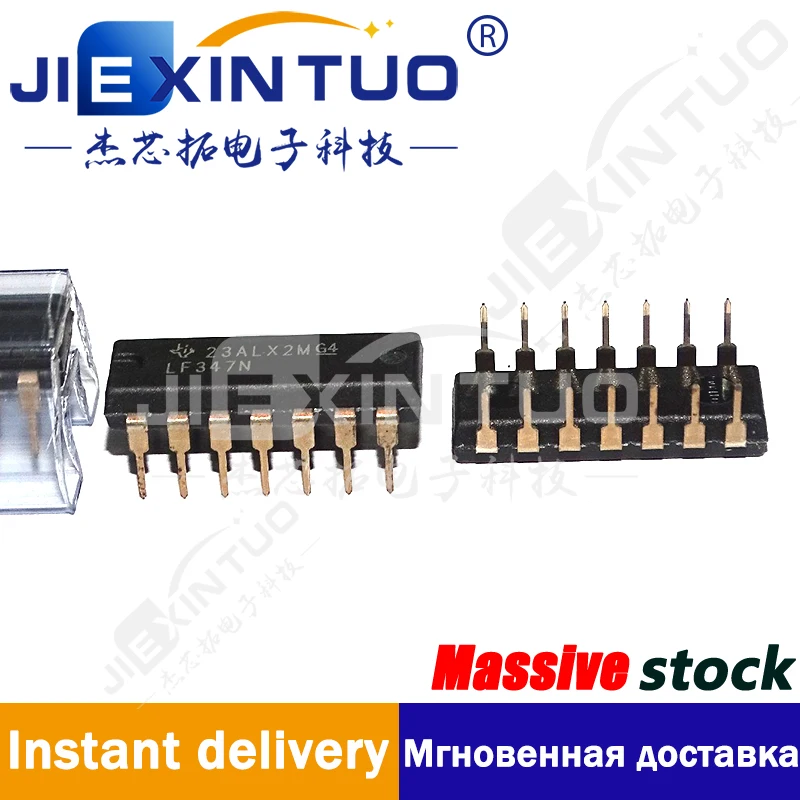 LF347N IC OPAMP JFET 4 CIRCUIT 14DIP J-FET Amplifier 4 Circuit 14-PDIP