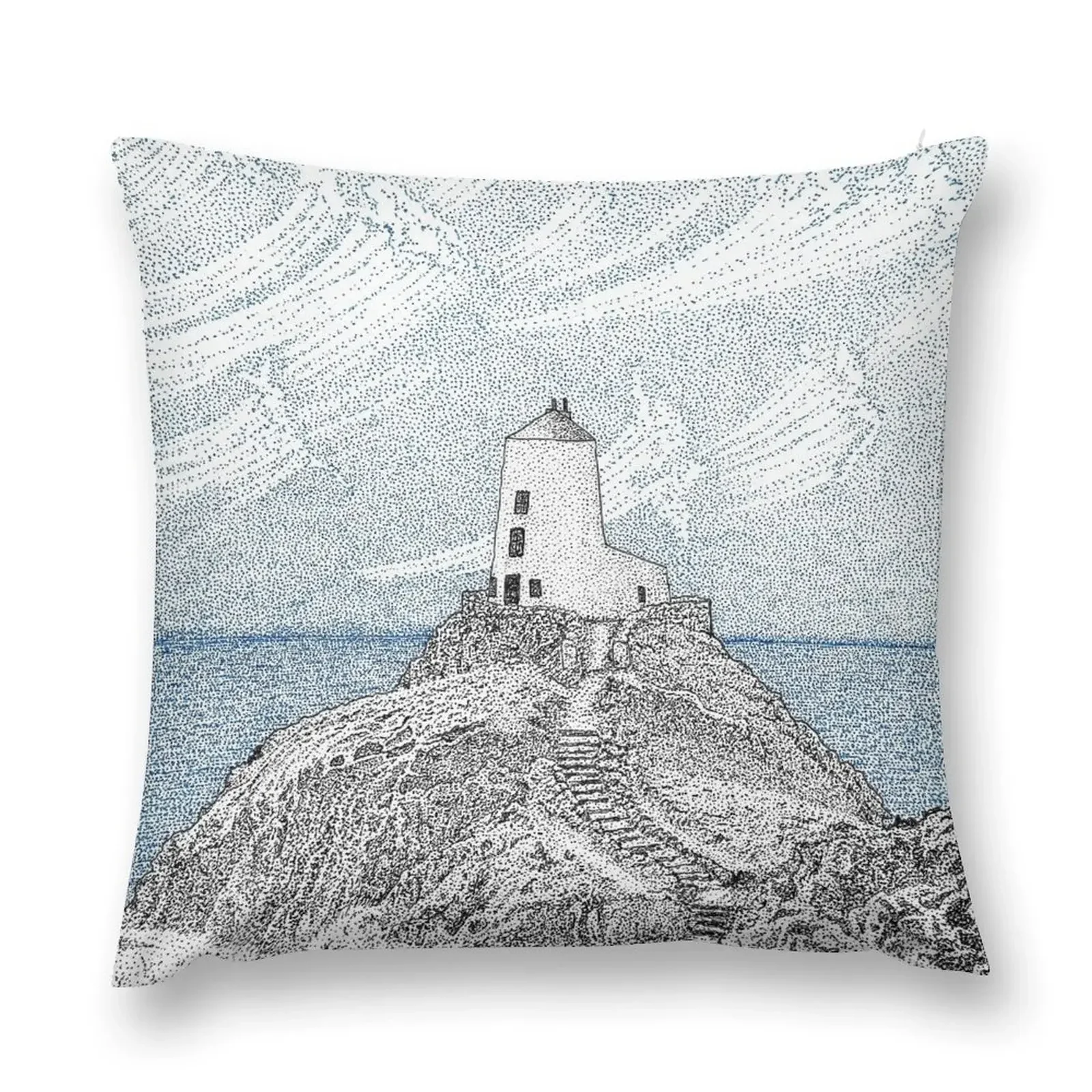 

Ynys Llanddwyn Lighthouse Throw Pillow Pillows Aesthetic pillows decor home Cushions Home Decor Luxury Pillow Case pillow