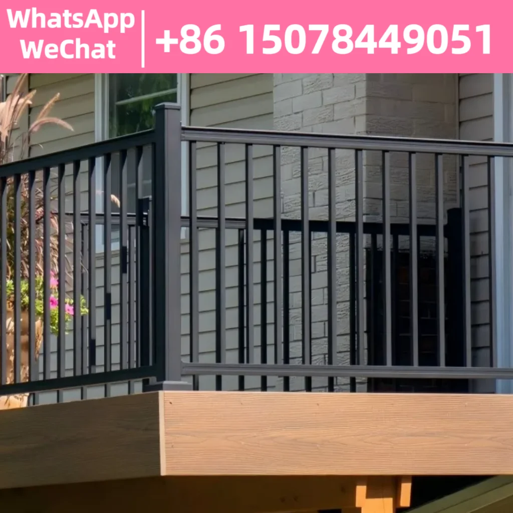 

Aluminum alloy guardrail fence Villa courtyard gate fence railings Outdoor outdoor courtyard wall terrace garden