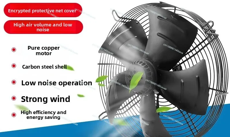 

External Rotor Axial Flow Fan 380v Industrial Air Compressor Cooling and Drying Machine Cold Storage Condenser Fan 220v