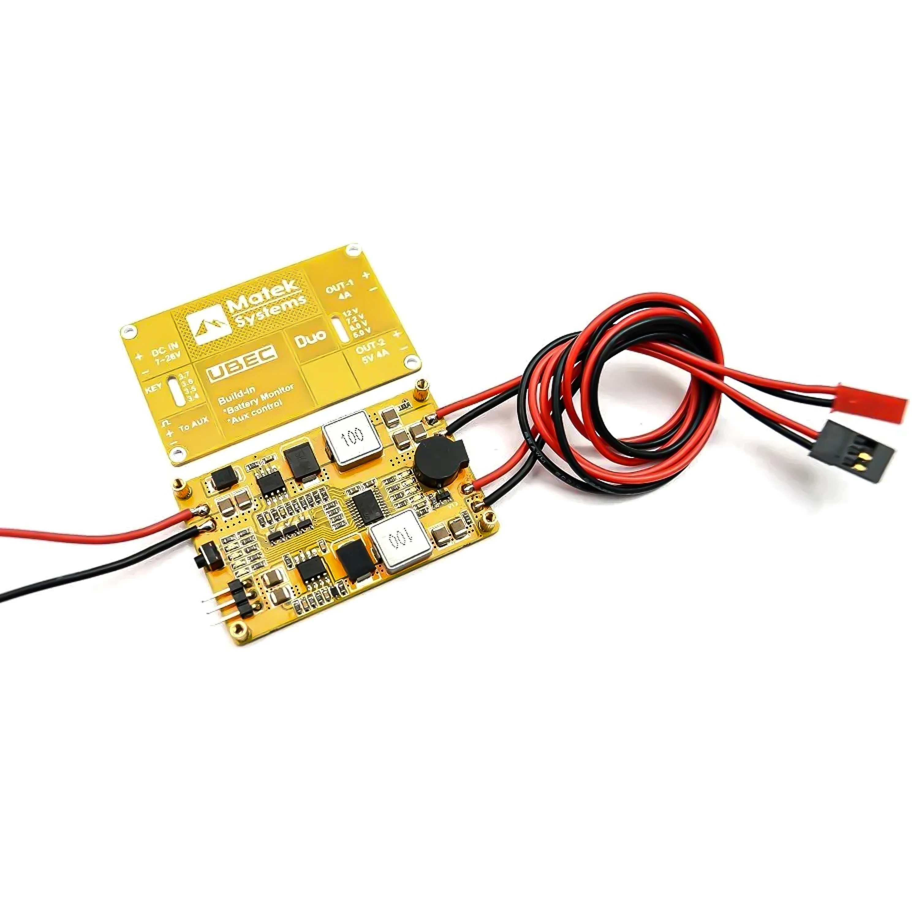 

Matek System UBEC DUO 4A 5V~12V & 4A 5V For RC Quadcopter RC Airplane RC Multicopter UBEC Power Model