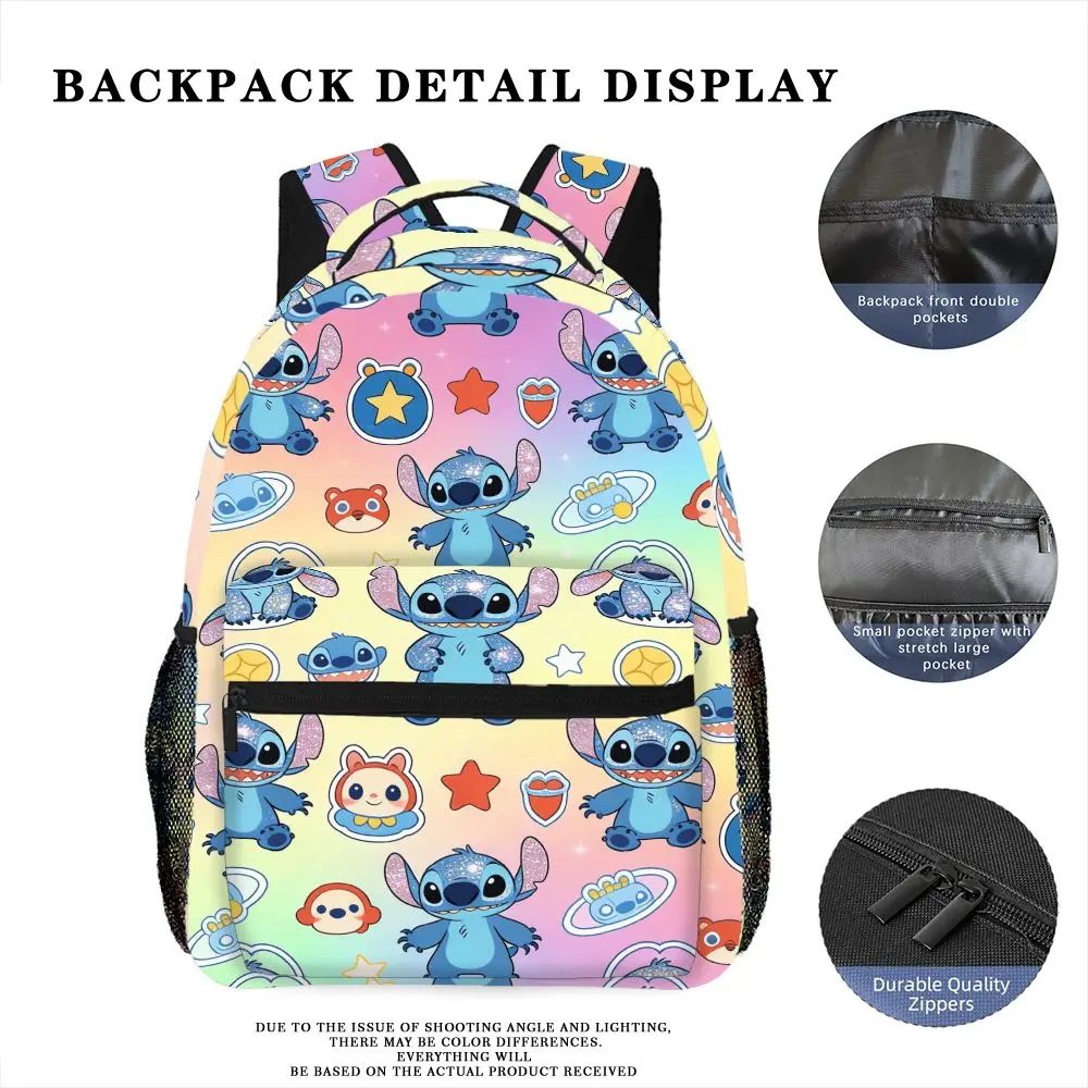 قطعة واحدة من حقيبة ظهر ديزني ستيتش، حقيبة كاجوال، سعة كبيرة، هدية عالية الجودة، للاستخدام اليومي الشخصي #5