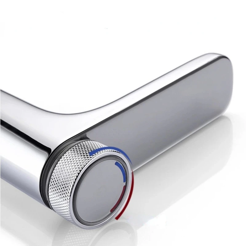 Imagem -04 - Torneira Digital Termostática Led para Banheiro Misturador Quente e Frio Sensor de Temperatura Misturador para Bacia Pia de Cozinha Luxo