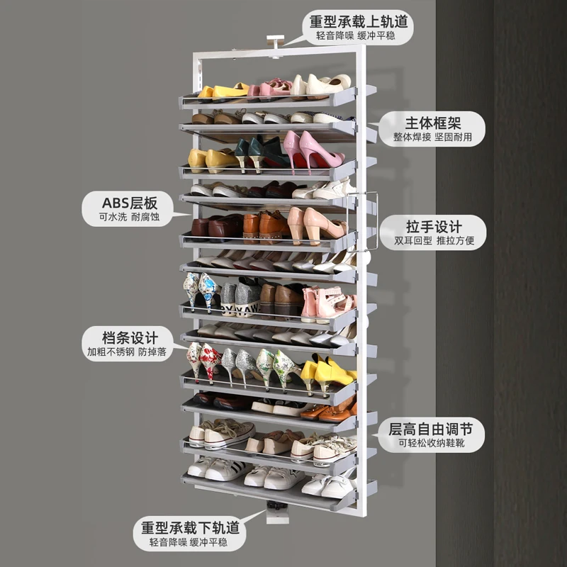 Rotating shoe rack 360 degree household storage shoe cabinet shoe rack custom