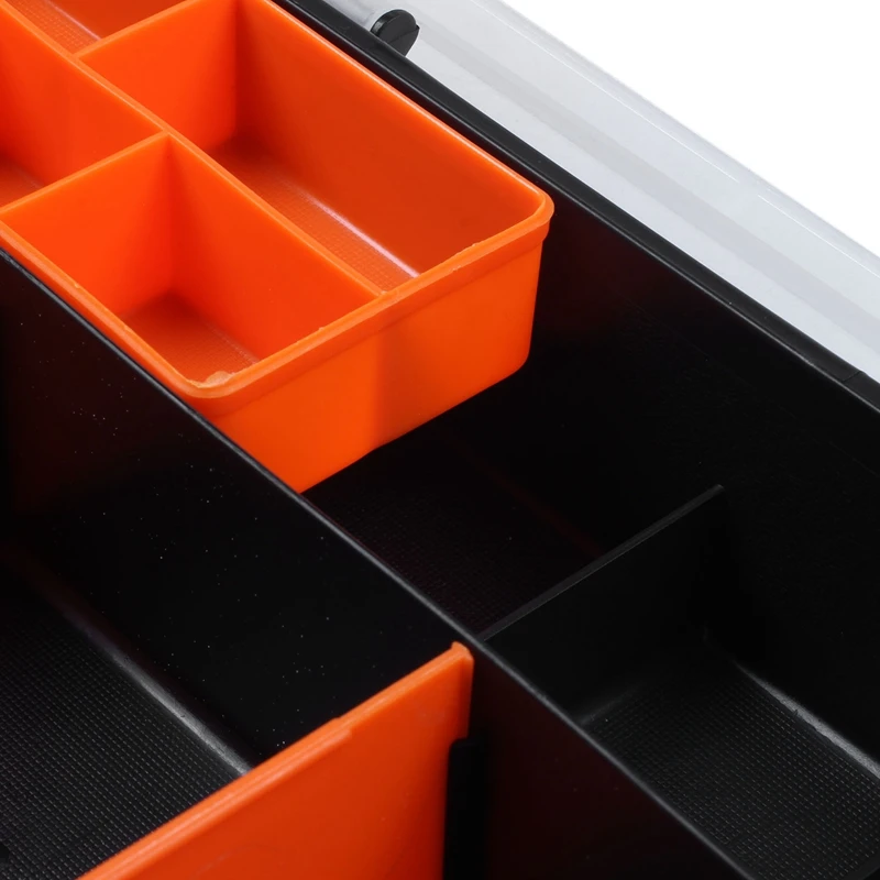 F-290 Portable Plastic Tool Parts Box Screw Storage Box Electronic Component Box Compartment Box Material Box