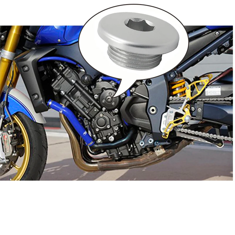 Aluminum For Yamaha YFM700 YFM 700 Top Crankcase Oil Filler Plug & O-Ring Raptor Quad Blue Black Silver Red