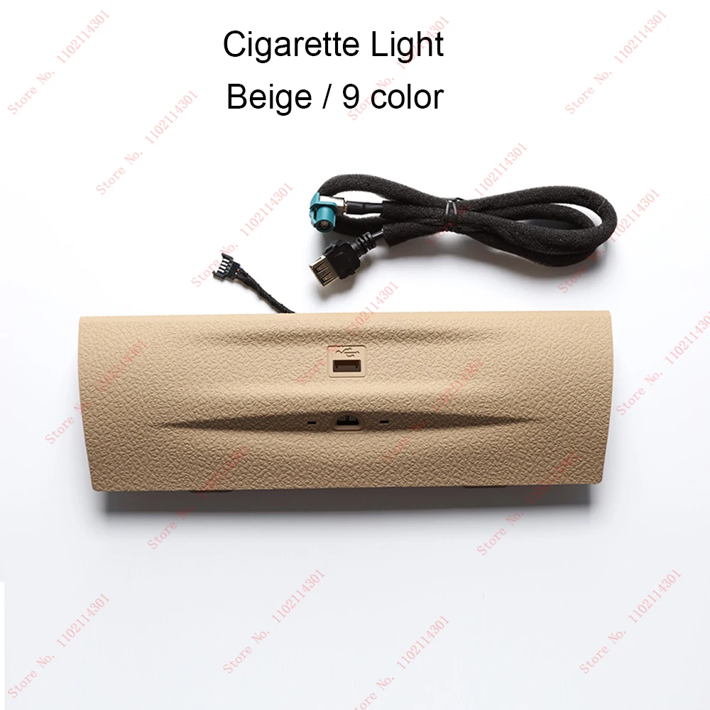 9-color For BMW 3 Series/3GT/4 Series F30 F35 2010-2018 318i 320i 330i 340i 320d Car LED Decorative Ambient Light Cigarette Ligh