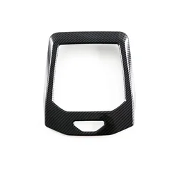 Per BMW serie 5 G60 2024 LHD Center Control Gear Shift Panel Cover Trim accessori, ABS Carbon Fiber