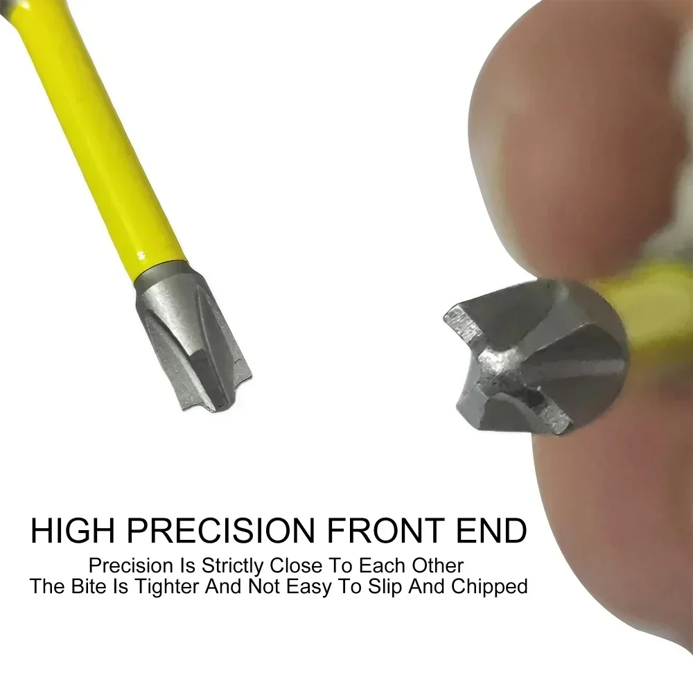 Strong Magnetic Anti Slip Electrician Screwdriver Set with 11 Slot Socket for Switch Panel Disassembly Tool