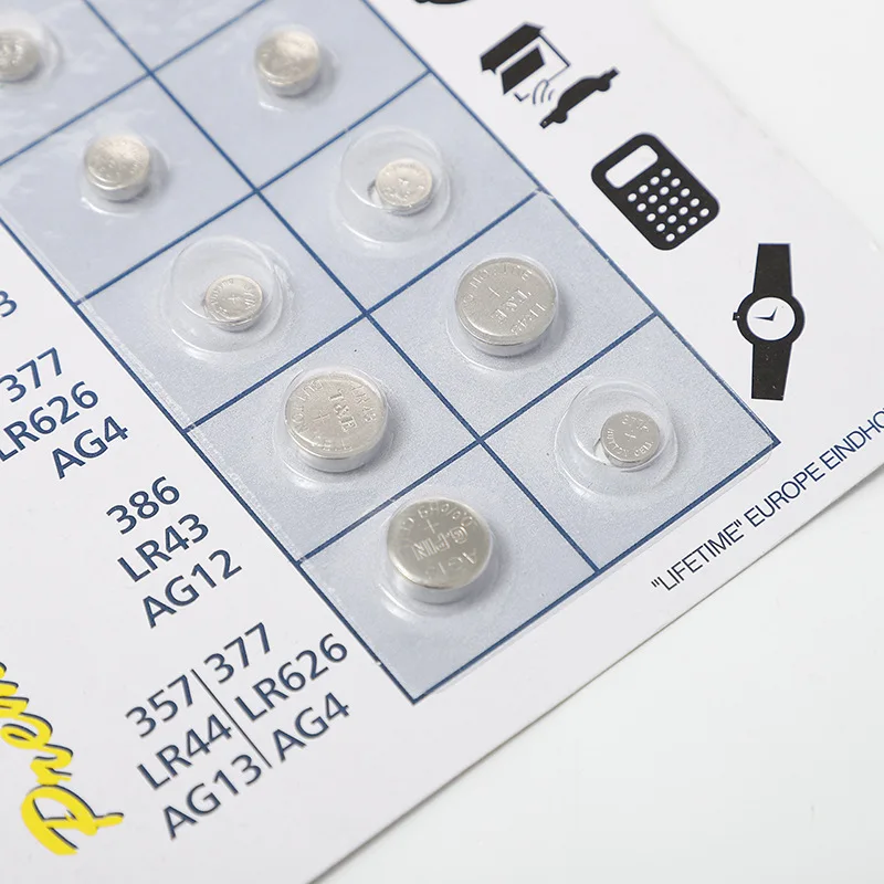 10PCS 1.5V Alkaline AG1 LR621 AG3 LR41 AG4 LR626 AG12 LR43 AG13 LR44 Button Batteries Cell Coin Watch Toys Remote Batter