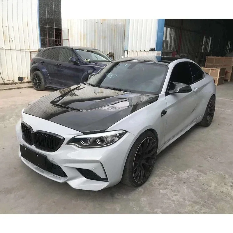 Auto Parts Dry Carbon Fiber Front Engine Hood Anti Scratch Exterior Modification Body Parts