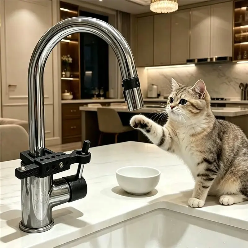 TKOH-Kitchen Faucet Safety Lock Adjustable Length Safety Restraint For Kitchen