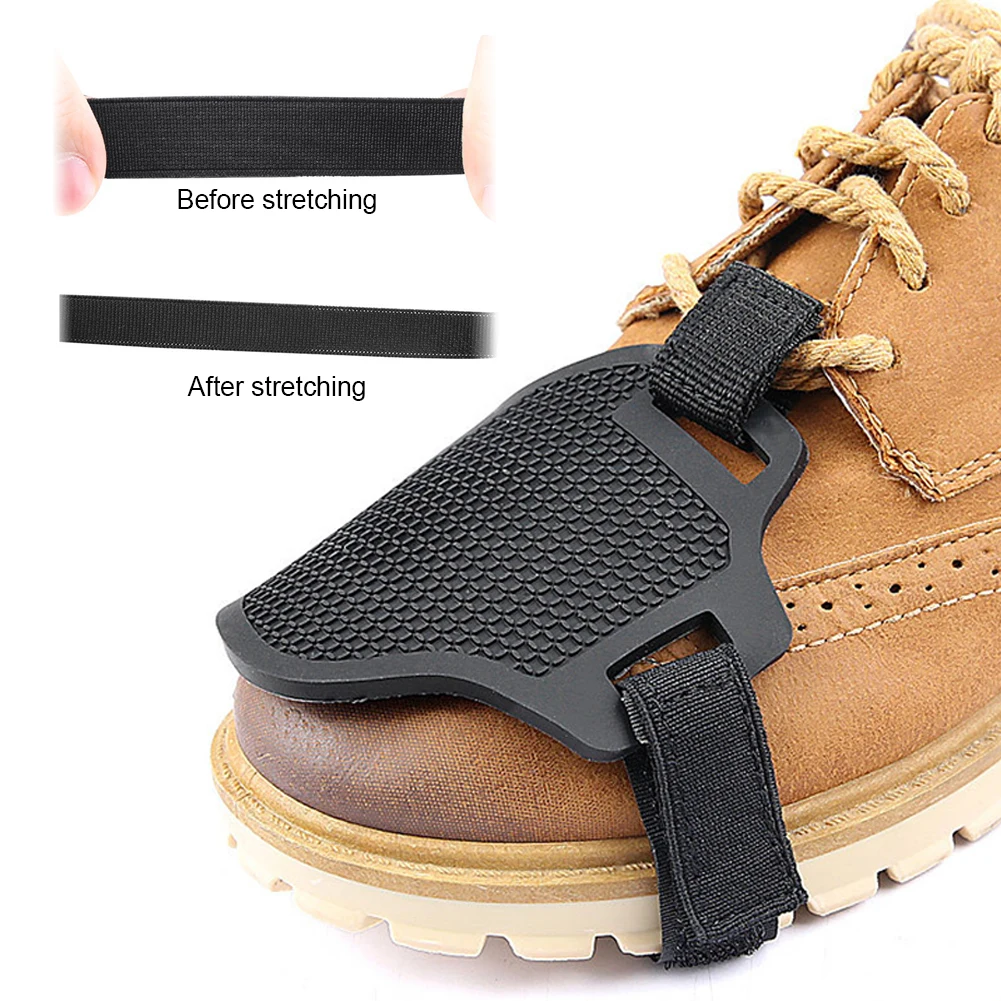 Motorcycle Shift Pad Rubber Shoe Cover Motorcycle Shifter Shoe Protector Shoe Boot Cover for Men Women Gear Accessories