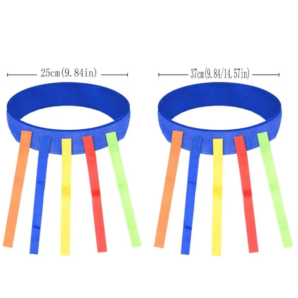 Adjustable Funny Game Toy Belt Bright Color Buckle Belt Tail Pulling Prop Waist Strap Chasing Ribbon Webbing