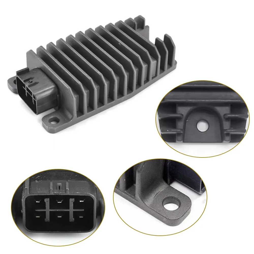 Aluminum Alloy Voltage Rectifier Regulator Compatible with Can-Am ATV DS450 2008-2015 Black Rectifier Regulator view 5