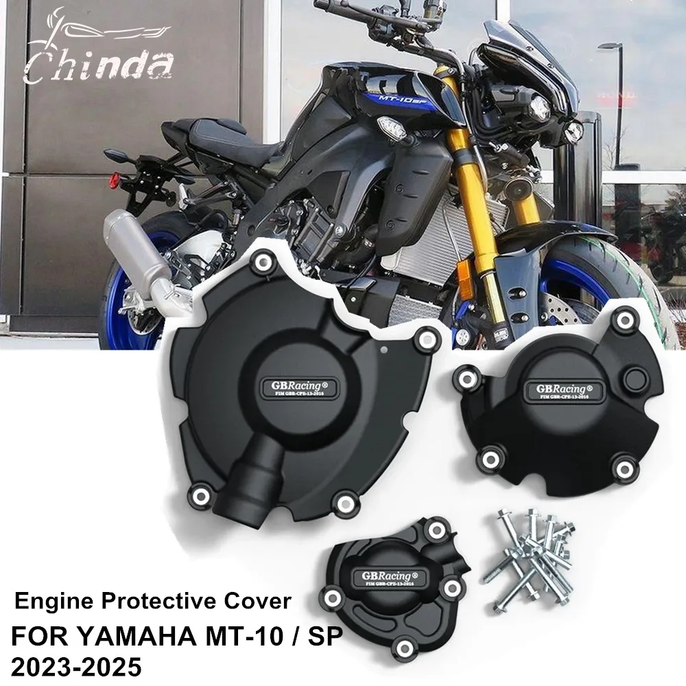 

Motorcycle Engine Cover Sets Bonnet Protector Engine Cover For YAMAHA MT-10 MT-10SP MT 10 SP MT10 MT10SP 2023 2024 2025