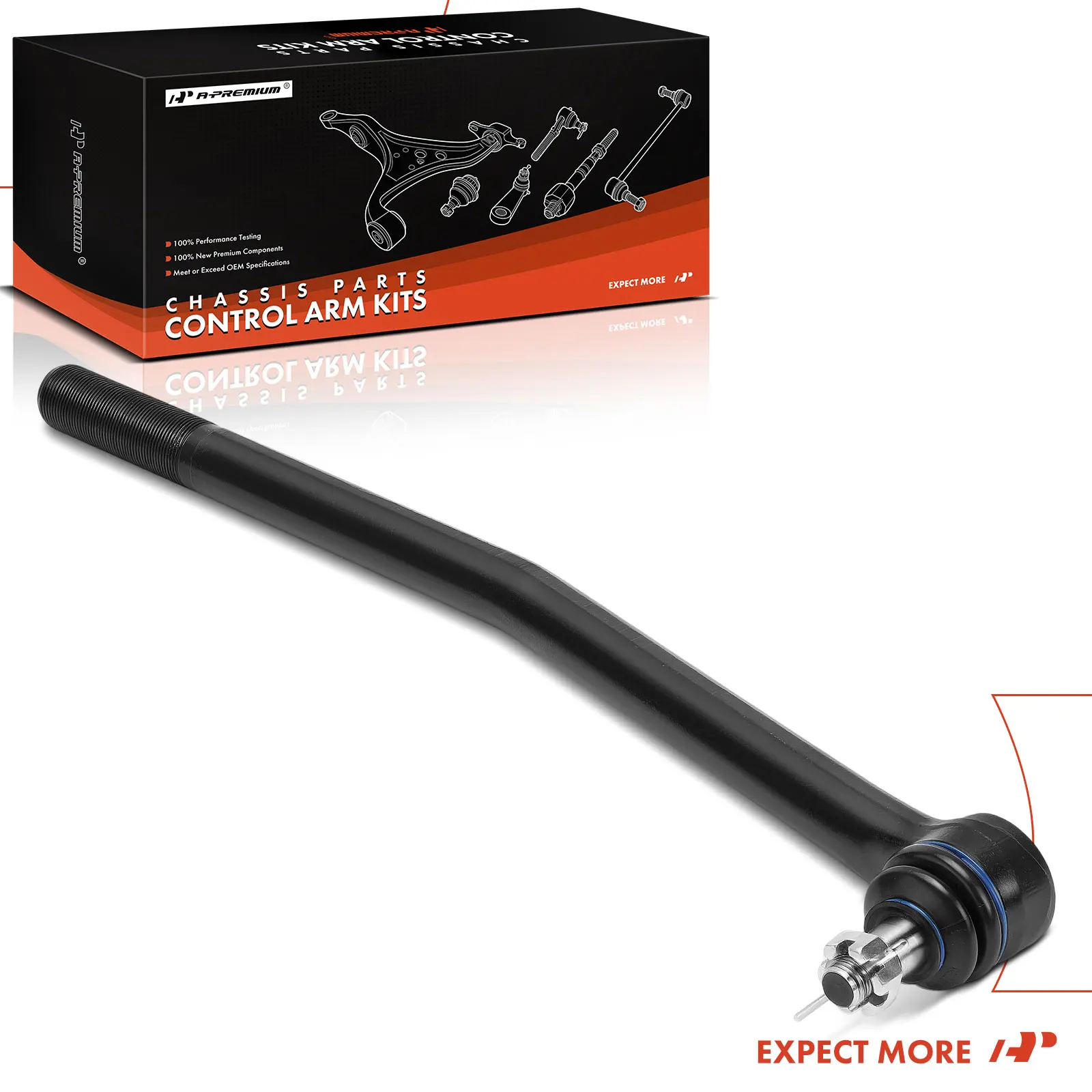 A-Premium Front Left Inner Steering Tie Rod End for Ford E-150 2007