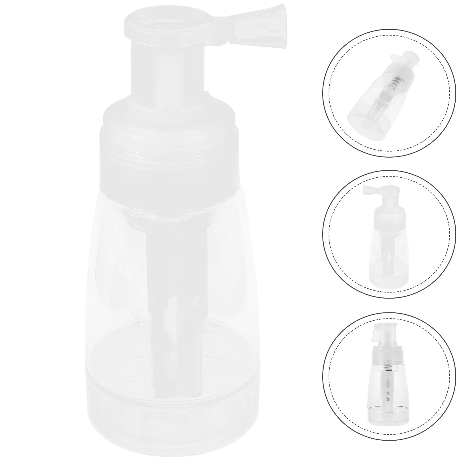 180 مللي زجاجة رذاذ إعادة الملء بخاخ مسحوق جاف لصالون الحلاقة الجسم مسحوق الحاويات موزع مانعة للتسرب