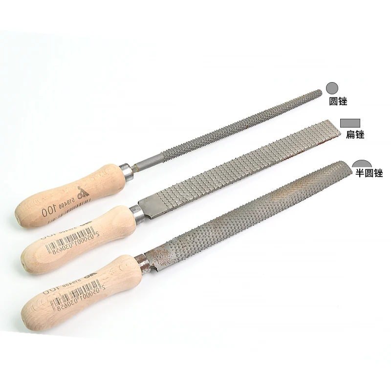 Guitar-making neck polishing moulding file set