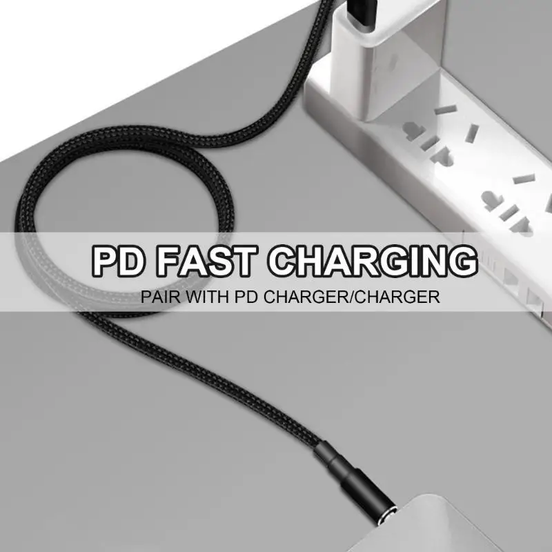

Fast Speed Charging USB C to 4.0x1.7mm Adapter Cable for Notebook, 20V 5A with Braided Exterior 83CE