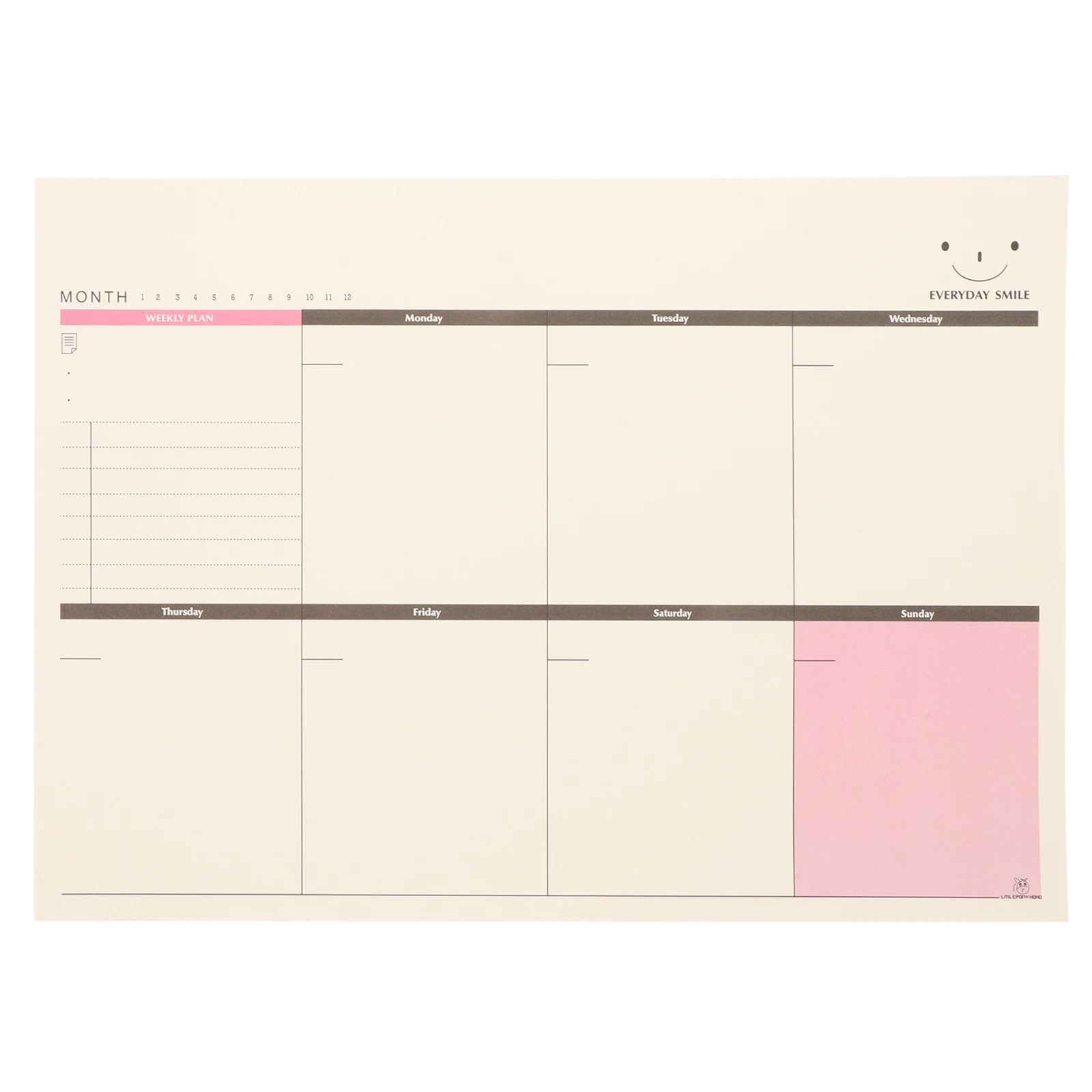 

A4 Size Tearing Weekly Planner Desktop To Do List Schedule Agenda Organizer Memo Pad School Office Supplies