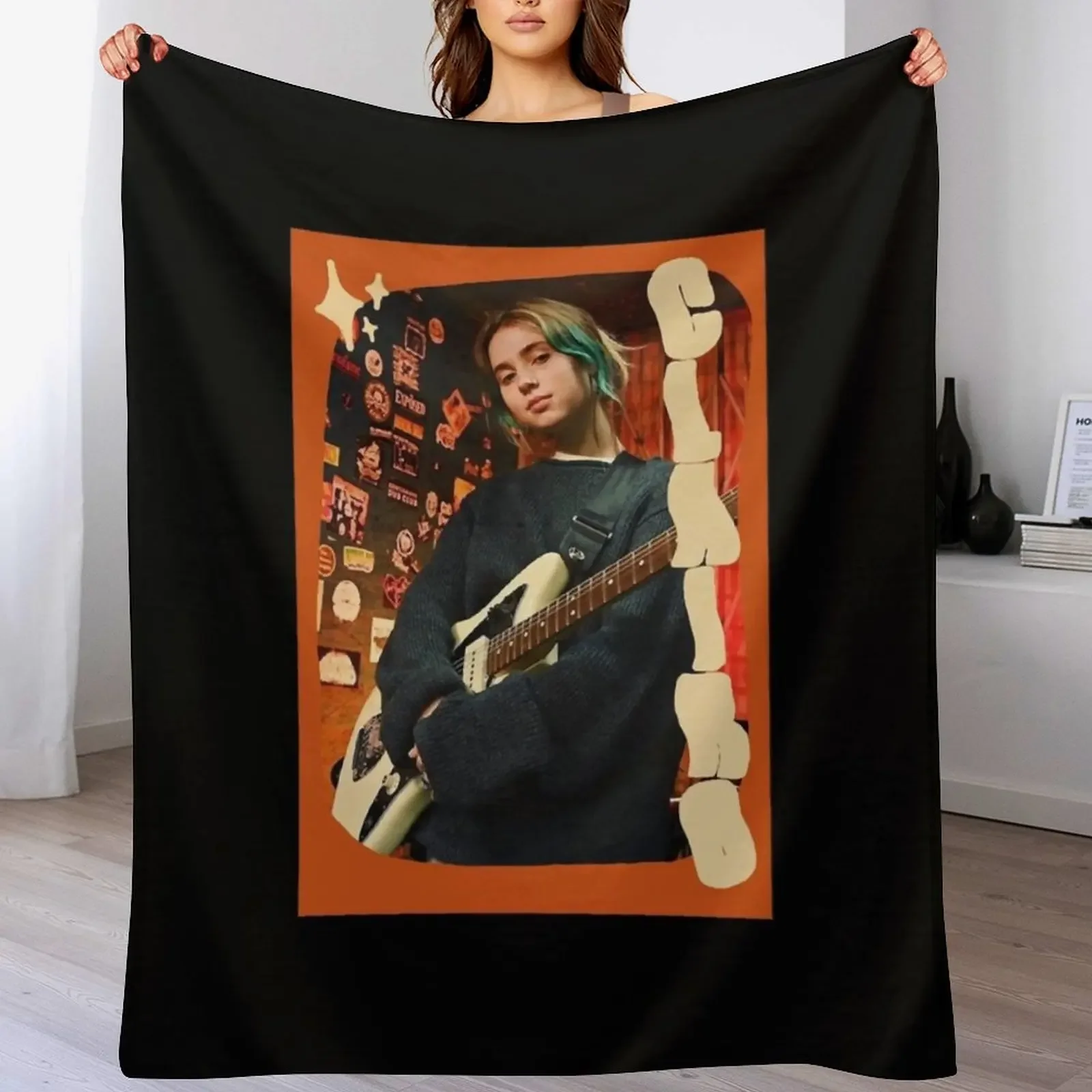 Best Boys Girls Clairo Poster Movie Birthday Awesome Since Throw Blanket Lightweight Warm Blanket for Indoor Outdoor Use