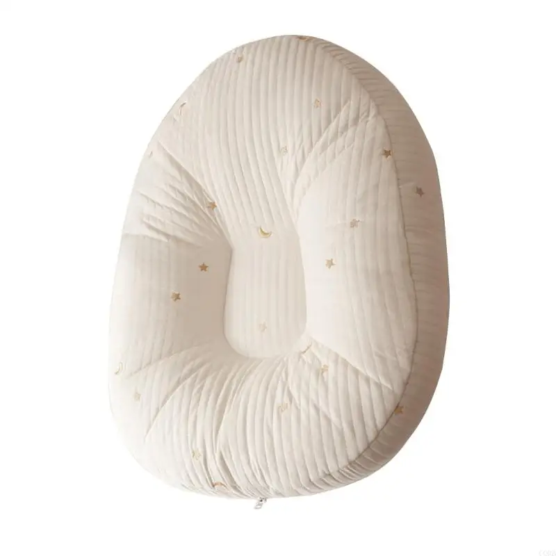 CORB Comodo cuscino per l'allattamento del bambino, custodia in cotone rimovibile. Lavabile in lavatrice