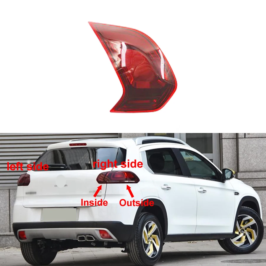 Inner Tail Lamp For Citroen C3-XR 2015 2016 2017 2018 Taillight Real Tail Stop Lighs Brake lamp No Line No Light 1PCS