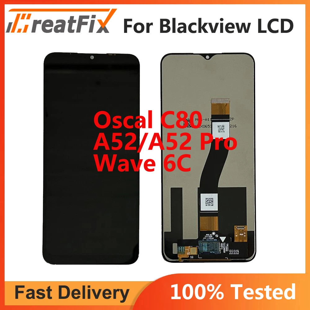 For Blackview A52 A52 Pro LCD Display Touch Screen Digitizer For Blackview Oscal C80 lcd Display Assembly Blackview Wave 6C lcd