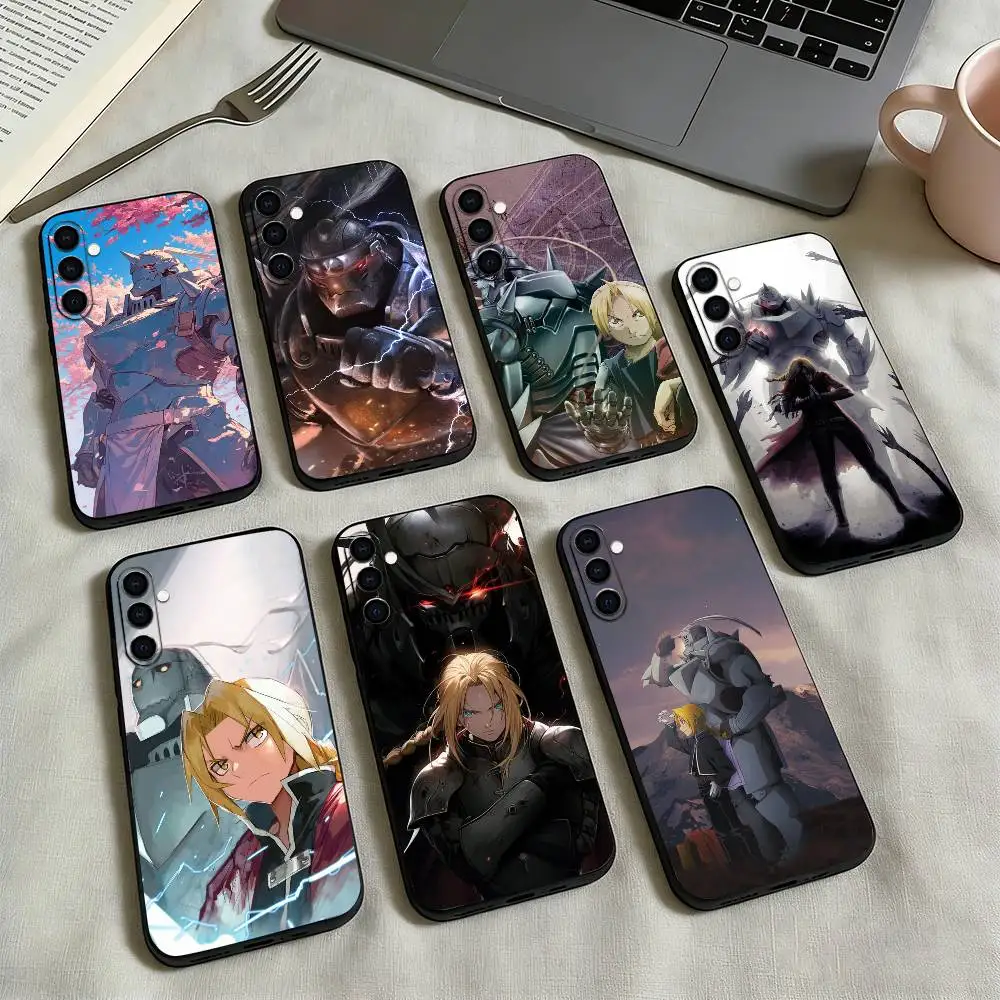 

Fullmetal-l Alchemist-t Alphonse Phone Case For Samsung Galaxy A73,A72,A71,A70,A53,A52,A51,Soft Silicone Black Cover
