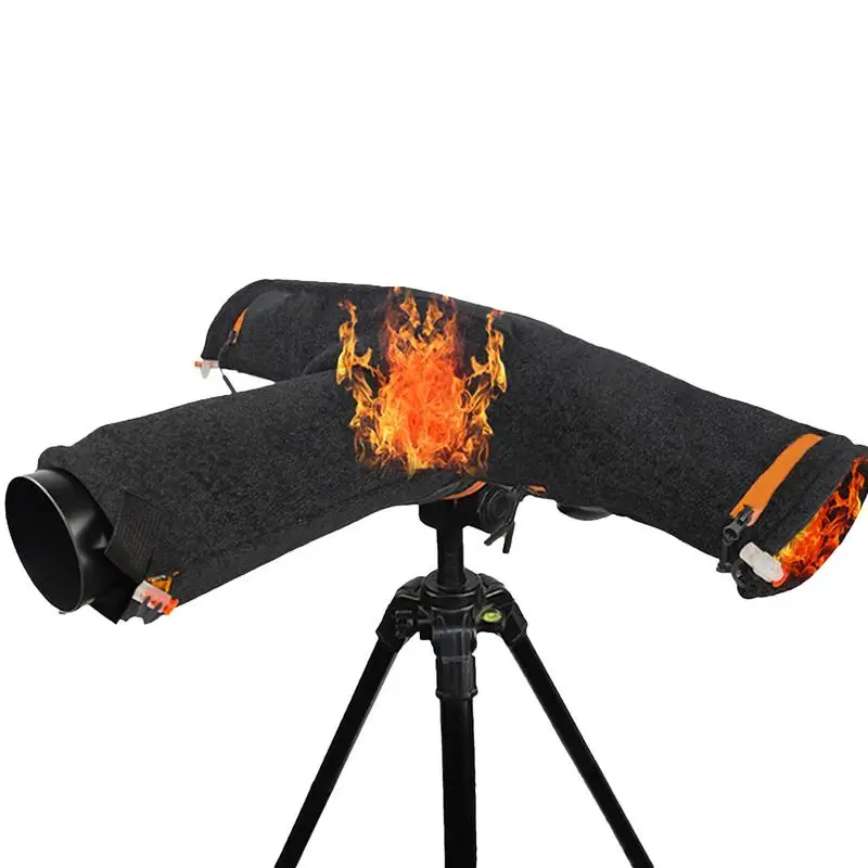 غطاء حراري للكاميرا، غطاء كاميرا للطقس البارد، غطاء معطف دافئ للكاميرا الكهربائية، واقي كاميرا شتوي مقاوم للبرودة