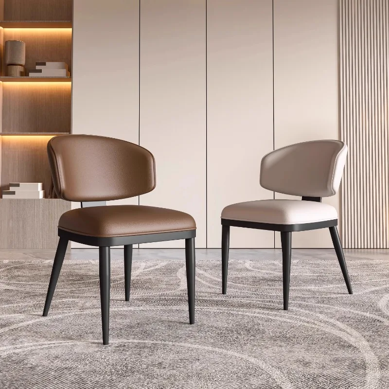 

Modern minimalist dining chair Home designer back chair
