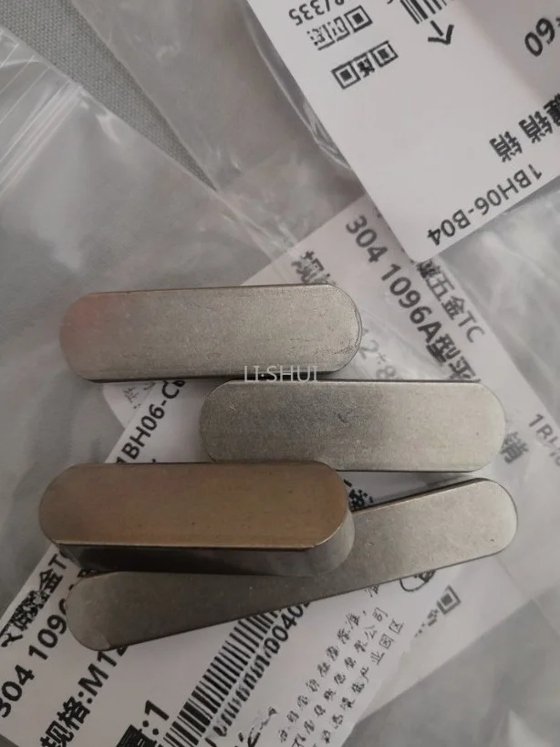 A2 304 Stainless Steel Parallel Drive Shaft Keys Round Ended Feather Key Length 6mm - 120mm