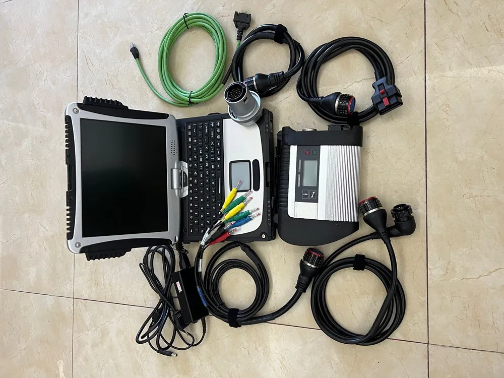 DOIP mb sd c4 star diagnostic tool with ssd 480gb 2026.09v multi languages Software in cf-19 super toughbook laptop ready to use