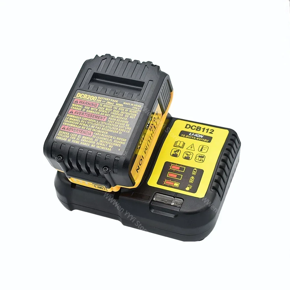 for Dewalt DCB112 Battery Charger for Dewalt Battery 10.8V 12V 14.4V 18V 20V DCB200 DCB101 DCB115 DCB107 DCB105 DCB140 &DCB112