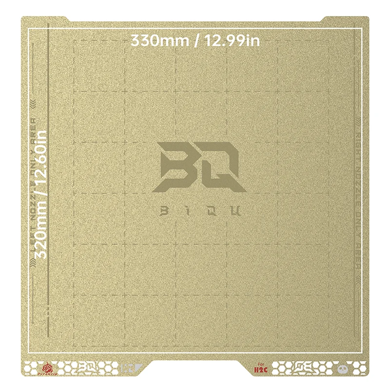 BIGTREETECH Panda Druckplatte CryoGrip Pro Federstahl-Blatt 3D-Drucker-Teile für Bambu Lab H2D H2C 3D-Drucker