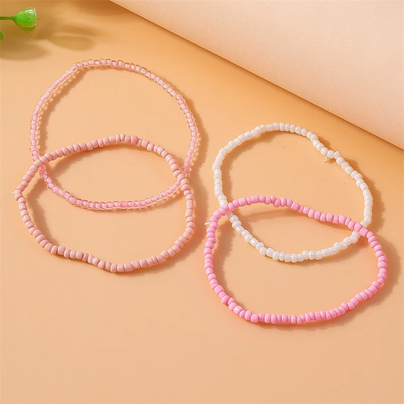 4 teile/satz böhmische handgemachte bunte perlen armbänder für frauen elastische perlen armbänder mädchen party holdiay schmuck dekoration – Detail 21