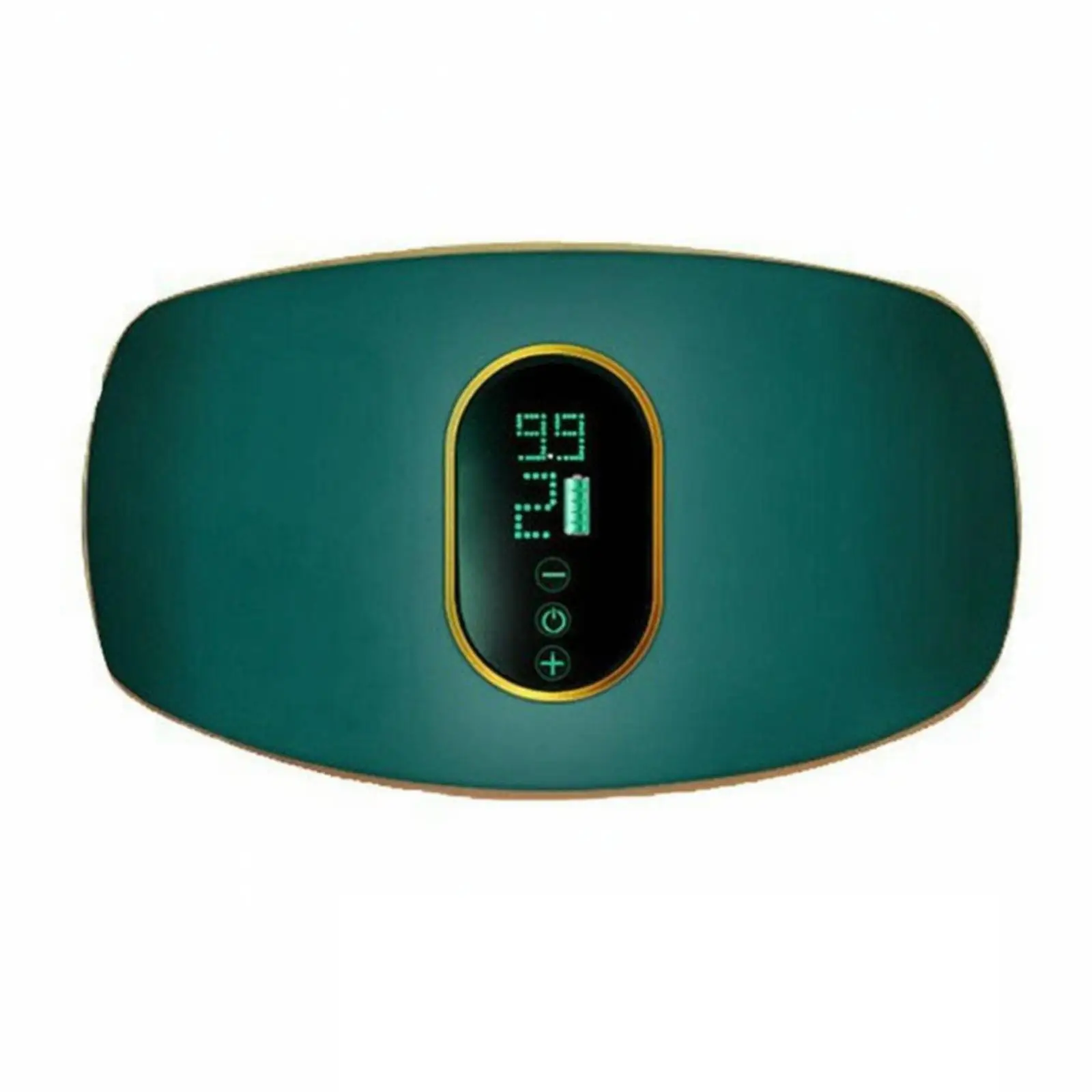 Portable Belly Massager with 2 Intensity Levels USB Rechargeable Stomach Massage Belt for Daily Wellness and Body Care Routine