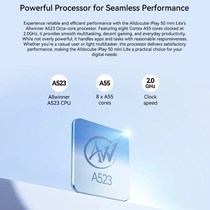 Alldocube-Iplay50 Mini Lite Android 13, Version globale, Tamanho Mini, 8 ", 4 Go de RAM, 64 Go, Dean, 4000mAh, WiFi 5G